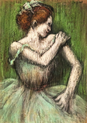 Edgar Degas - Dansçı fine art baskı