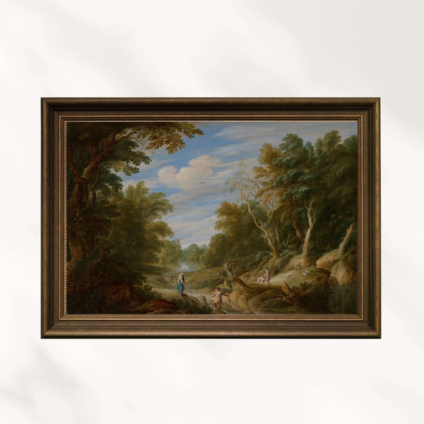 Alexander Keirincx & Cornelis van Poelenburch - Figürlerle Orman