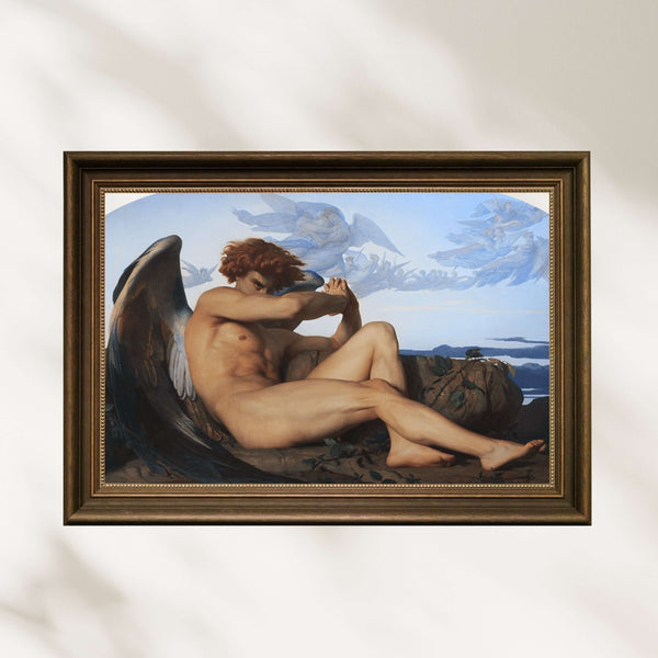 Alexandre Cabanel - Düşmüş Melek poster