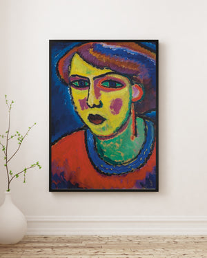 Alexej von Jawlensky - Sarışın Kadın Fine Art Baskı