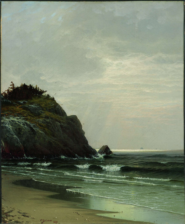 Alfred Thompson Bricher - Bulutlu Gün Fine Art Baskı