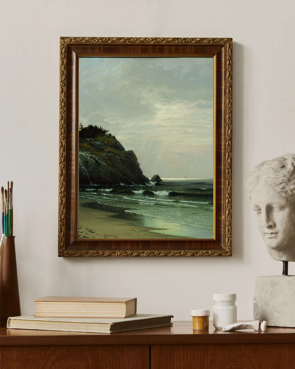 Alfred Thompson Bricher - Bulutlu Gün Fine Art Baskı