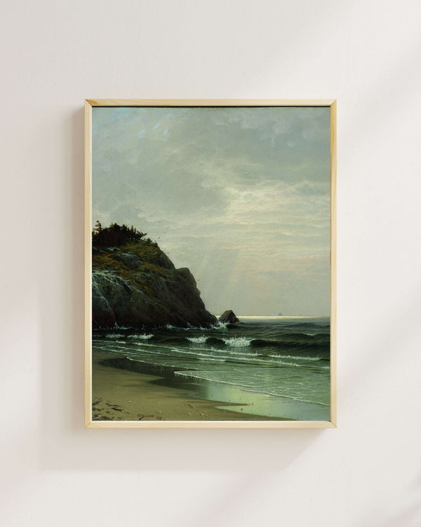 Alfred Thompson Bricher - Bulutlu Gün Fine Art Baskı