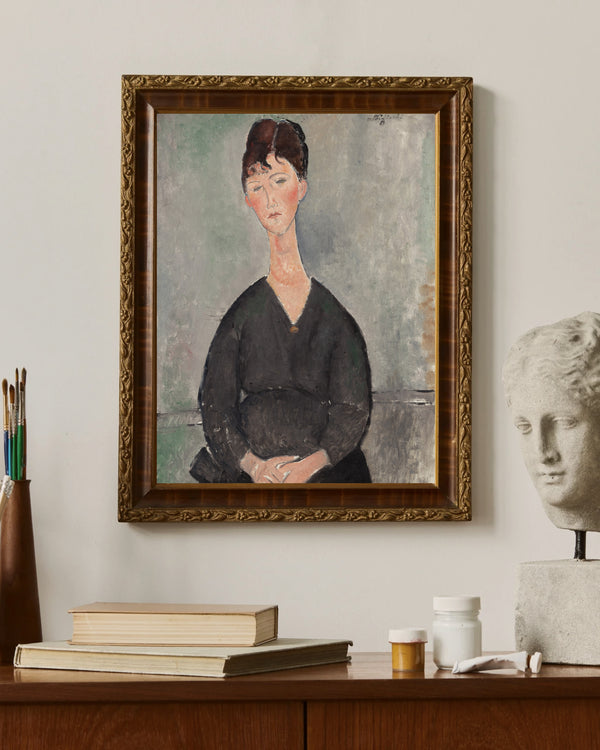 Amedeo Modigliani - Kafe Şarkıcısı Çerçeve