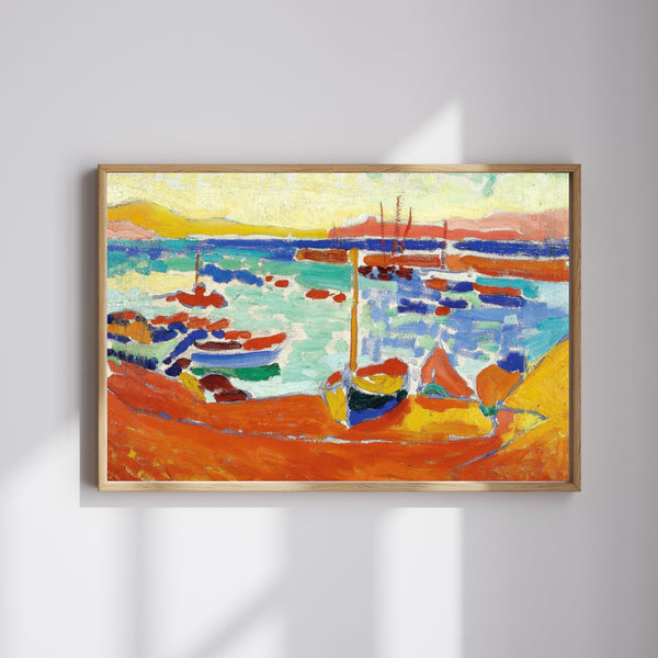 André Derain - Collioure'da Tekneler