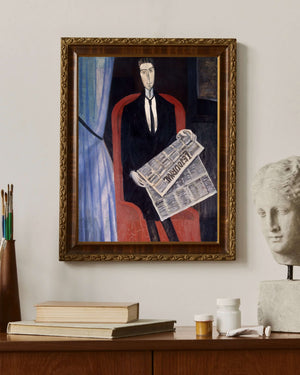 André Derain - Gazete Okuyan Adam (Şövalye X) poster