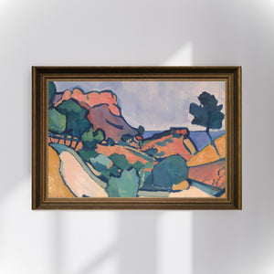 André Derain - Dağlarda Yol fine art baskı
