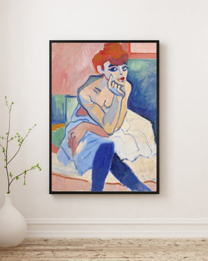 André Derain - Gömlekli Kadın poster