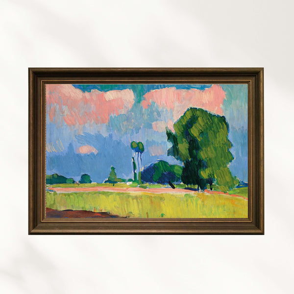 André Derain - Chatou Çevresinde Manzara