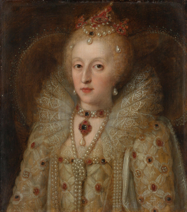 Anoniem, England-İngiltere Kraliçesi I. Elizabeth’in Portresi tablo