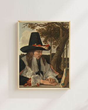 Anonim- Okuyan Adam fine art baskı