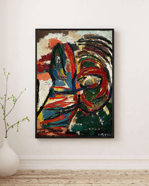 Anonim - Ağlayan Timsah Güneşi Yakalamaya Çalışıyor Tablo