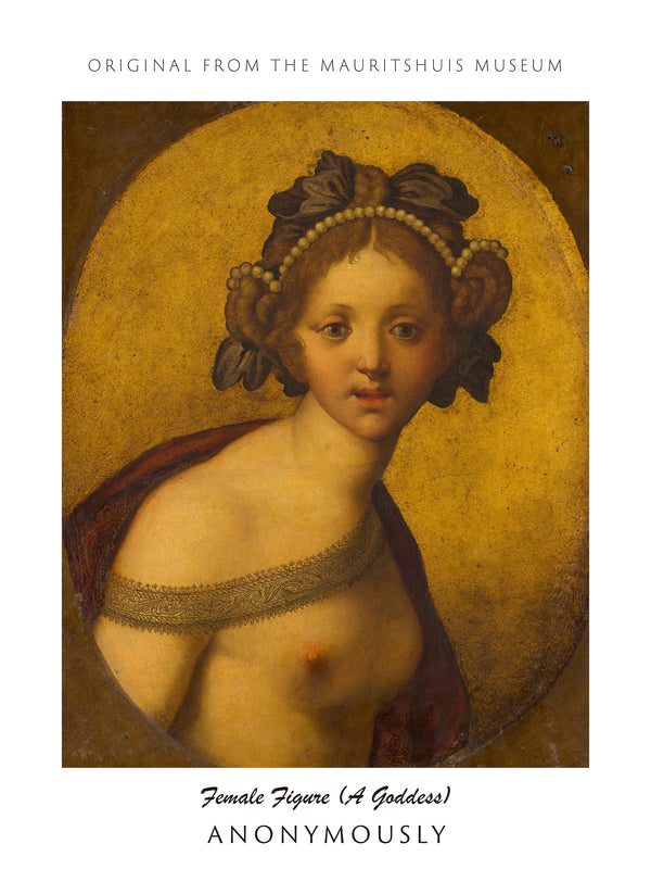 Anoniem-Kadın Figürü – Bir Tanrıça fineart baskı