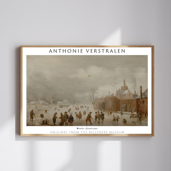 Anthonie Verstralen-Kış Manzarası poster