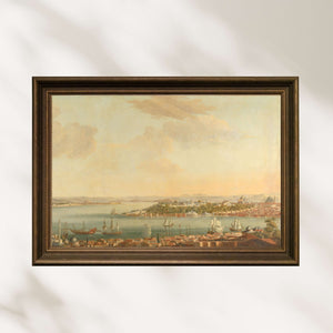 Antoine van der Steen - İstanbul ve Sarayburnu Manzarası Poster