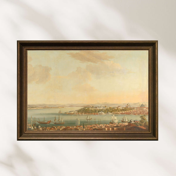 Antoine van der Steen - İstanbul ve Sarayburnu Manzarası Poster
