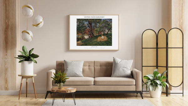 Anton Hans Karlinsky-Bir Yaz Günü çerçeve