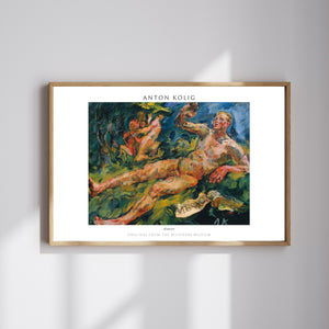 Anton Kolig-Ağıt poster