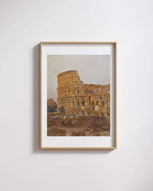 Anton Romako - Roma’da Kolezyum Fine Art Baskı