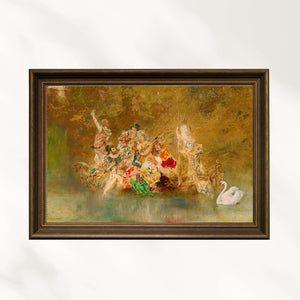 Anton Romako - Gondolda Neşeli Topluluk Fine Art Baskı