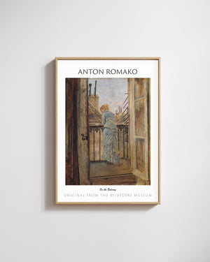 Anton Romako - Balkonda poster