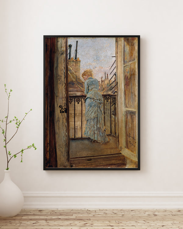 Anton Romako - Balkonda