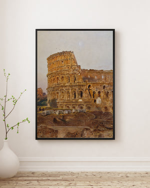 Anton Romako - Roma’da Kolezyum Poster