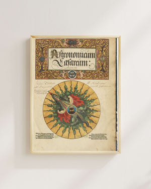 Petrus Apianus - İmparatorluk Astronomisi Fine Art Baskı