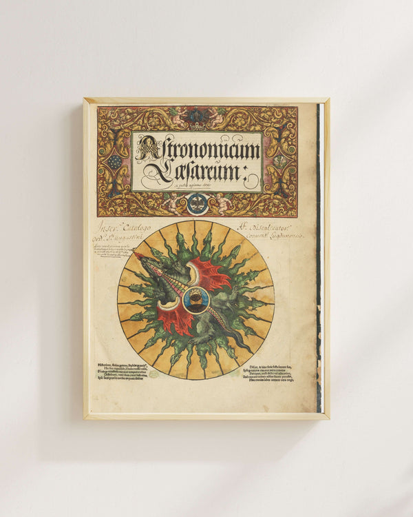 Petrus Apianus - İmparatorluk Astronomisi Fine Art Baskı