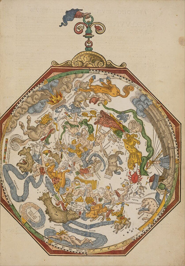 Petrus Apianus - İmparatorluk Astronomisi II Fine Art Baskı