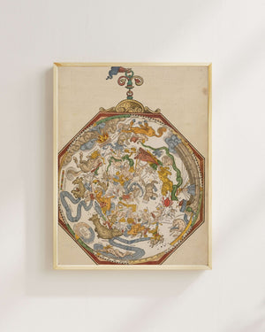 Petrus Apianus - İmparatorluk Astronomisi II Fine Art Baskı