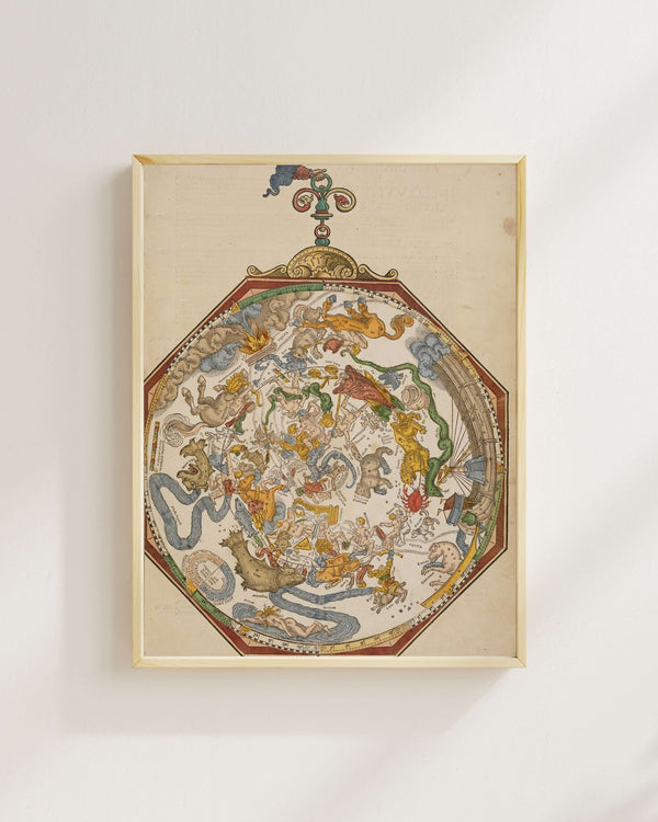 Petrus Apianus - İmparatorluk Astronomisi II Fine Art Baskı