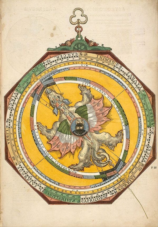 Petrus Apianus - İmparatorluk Astronomisi IV Fine Art Baskı
