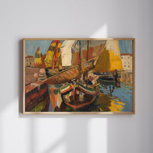 Eduard Ameseder - In the Port of Chioggia