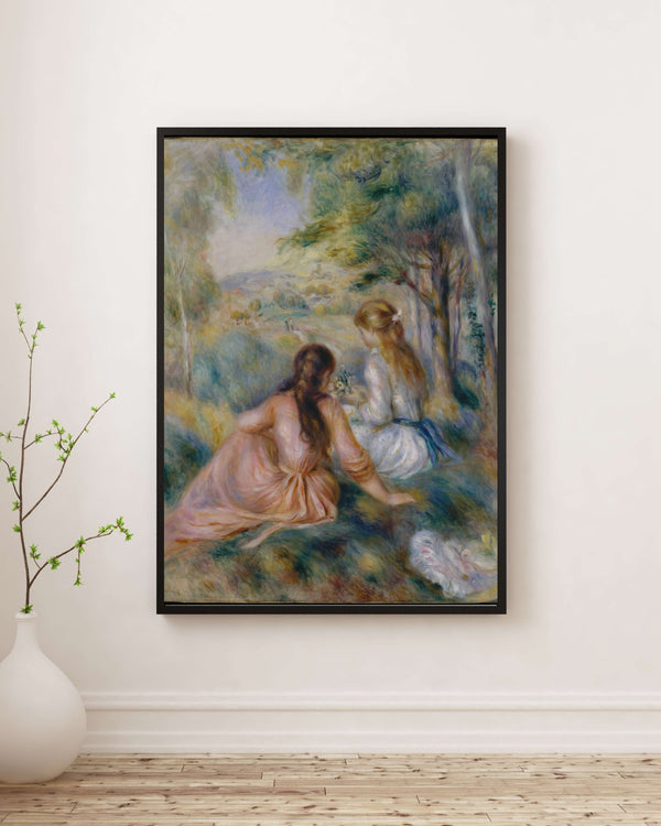 Pierre-Auguste Renoir - Çayırda Fine Art Baskı