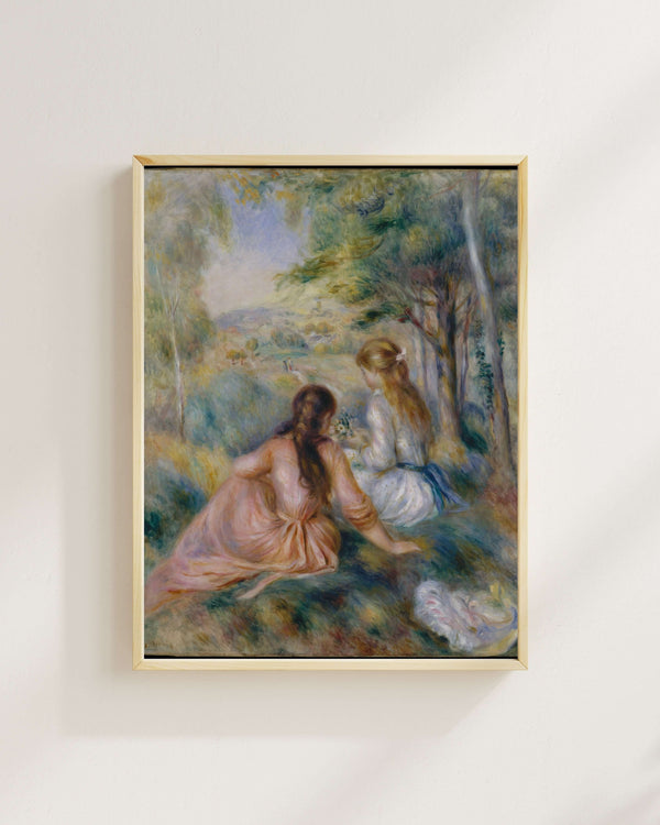 Pierre-Auguste Renoir - Çayırda Fine Art Baskı