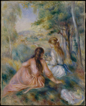 Pierre-Auguste Renoir - Çayırda Fine Art Baskı