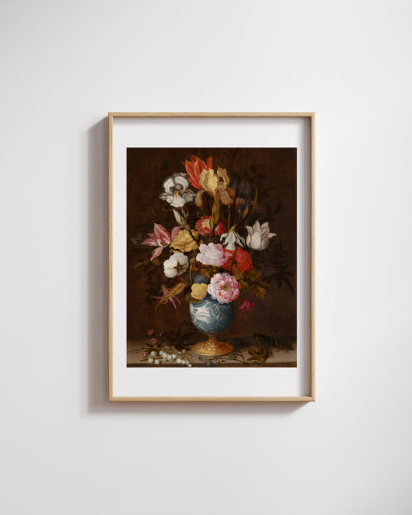 Dirck de Bray - Hazırlanan Buket ile Natürmort fine art baskı