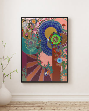 Beatriz Milhazes - Dört Mevsim poster