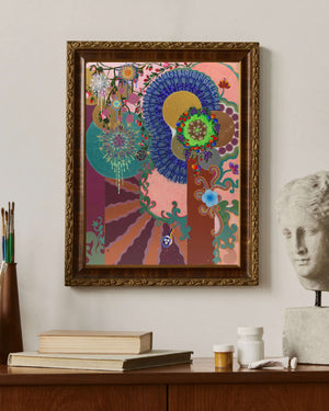 Beatriz Milhazes - Dört Mevsim fine art baskı