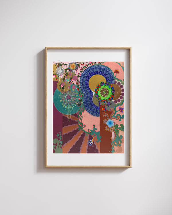 Beatriz Milhazes - Dört Mevsim fine art baskı