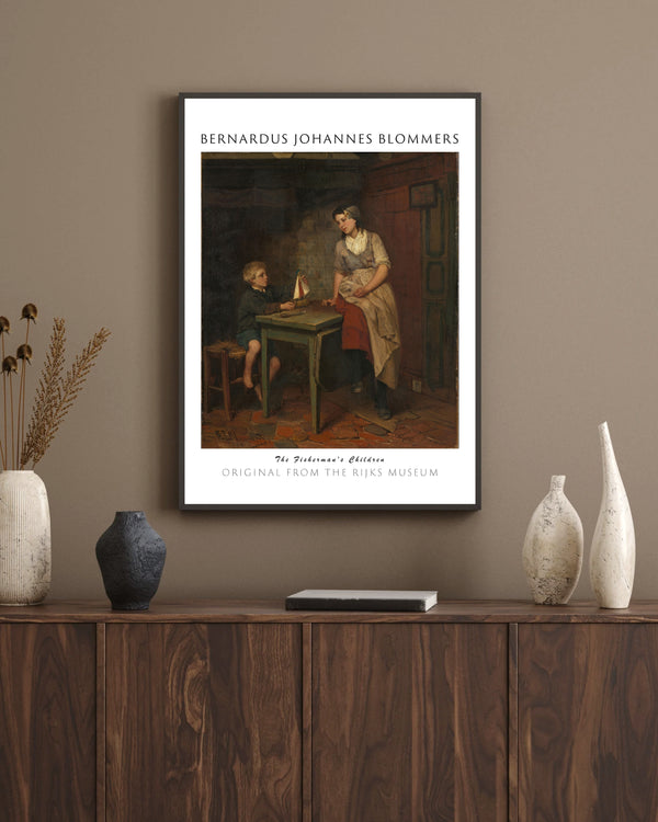 Bernardus Johannes Blommers-Balıkçının Çocukları çerçeve