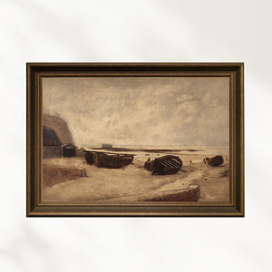 Rudolf Ribarz - Kıyıdaki Tekneler