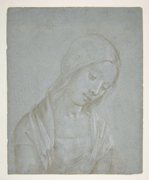 Piero di Cosimo’ya Atfedilen - Genç Kadın Büstü Fine Art Baskı