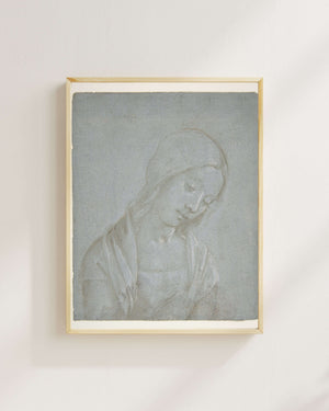 Piero di Cosimo’ya Atfedilen - Genç Kadın Büstü Fine Art Baskı