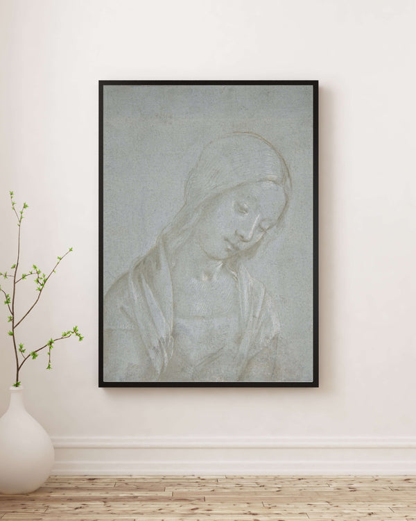 Piero di Cosimo’ya Atfedilen - Genç Kadın Büstü Fine Art Baskı