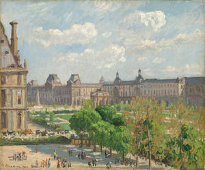 Camille Pissarro - Place du Carrousel - Paris Tablo