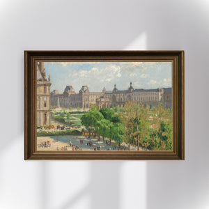 Camille Pissarro - Place du Carrousel - Paris Poster