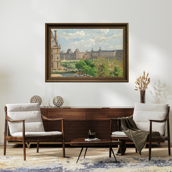 Camille Pissarro - Place du Carrousel - Paris Fine Art Baskı