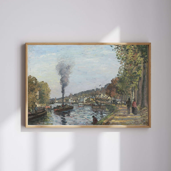 Camille Pissarro - Bougival'de Seine Nehri